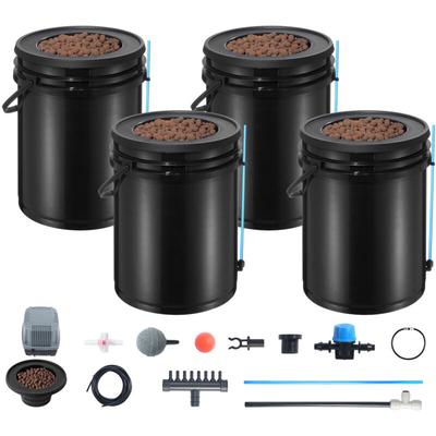 Mophorn - dwc Hydroponisches Anbausystem, erweitertes Hydroponik-Setup mit Top-Drip-Kit, 5 Gallonen Image
