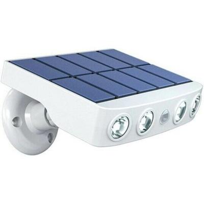 Verstellbare, wasserdichte Solar-Außenlampe mit Bewegungsmelder – Hochwertiges Schnellladepanel – 4 Image