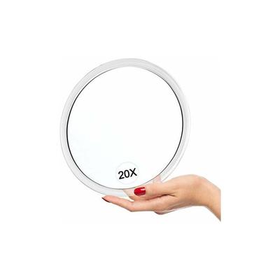 20-fache Lupe mit Saugnapf und LED-Licht (15,2 cm rund) – perfekter Make-up-Spiegel – zur Image