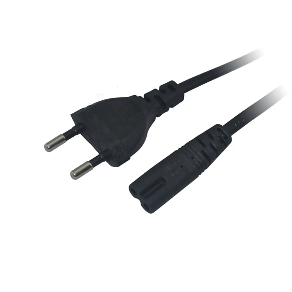 Für PS2 PS3 Slim EU-Stecker 2-poliger Anschluss AC-Netzkabel für PS4-Konsolen-Netzteil für Xbox EU Image