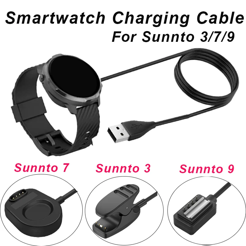 Ladegerät kompatibel mit Spartan Sport/Wrist HR/Baro/Ultra Smart Watch Ersatz-Ladekabel für Suunto9/Suunto 7/Suunto 3 Image