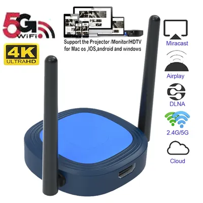 4K 1080P 5G Wifi Display Mirascreen HD miracast Für Airplay DLNA Spiegel TV Receiver Dongle Adapter Image