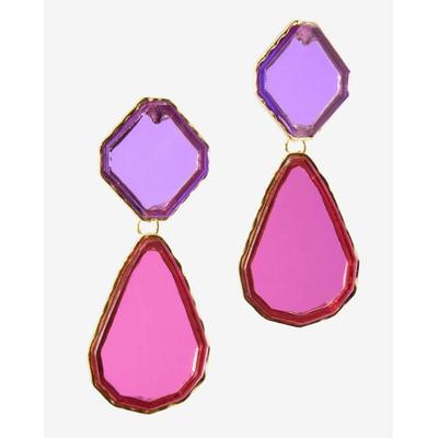 Boston Proper - colored Gem Drop Earring Pink