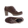 camel active Damen Stiefelette, Gr. 6, braun, Leder