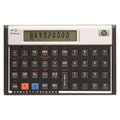 HP Taschenrechner »12c Platinum« schwarz, 12.9x1.5x7.9 cm