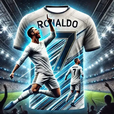 2024 New Arrival ChatGPT AI Ronaldo #7 Jersey Football Jersey For Adults Kids Summer Soccer Training