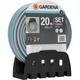 Gardena - 18005-50 Portatubo a parete 20 m 1/2 pollice 1 kit