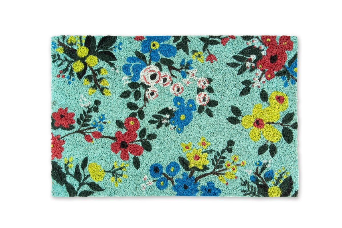 Excelsa Fußmatte Fiori Frida Kokosnuss 60x40 cm bunt Image