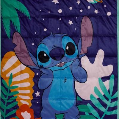 Disney Other | Disney Lilo & Stitch Tropical Weighted Blanket | Color: Blue/Purple | Size: Os