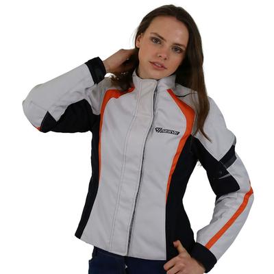 Motorradjacke NERVE "Artemis" Gr. 42, beige (beige, schwarz), Jacken, 42, Obermaterial: 100% Polyester. Innenseite: 100% Polyester, Women Image