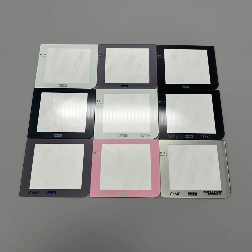 Glasschinsenspiegel für Gameboy Pocket GBP. Objektiv des GBP-LCD-Bildschirms Image