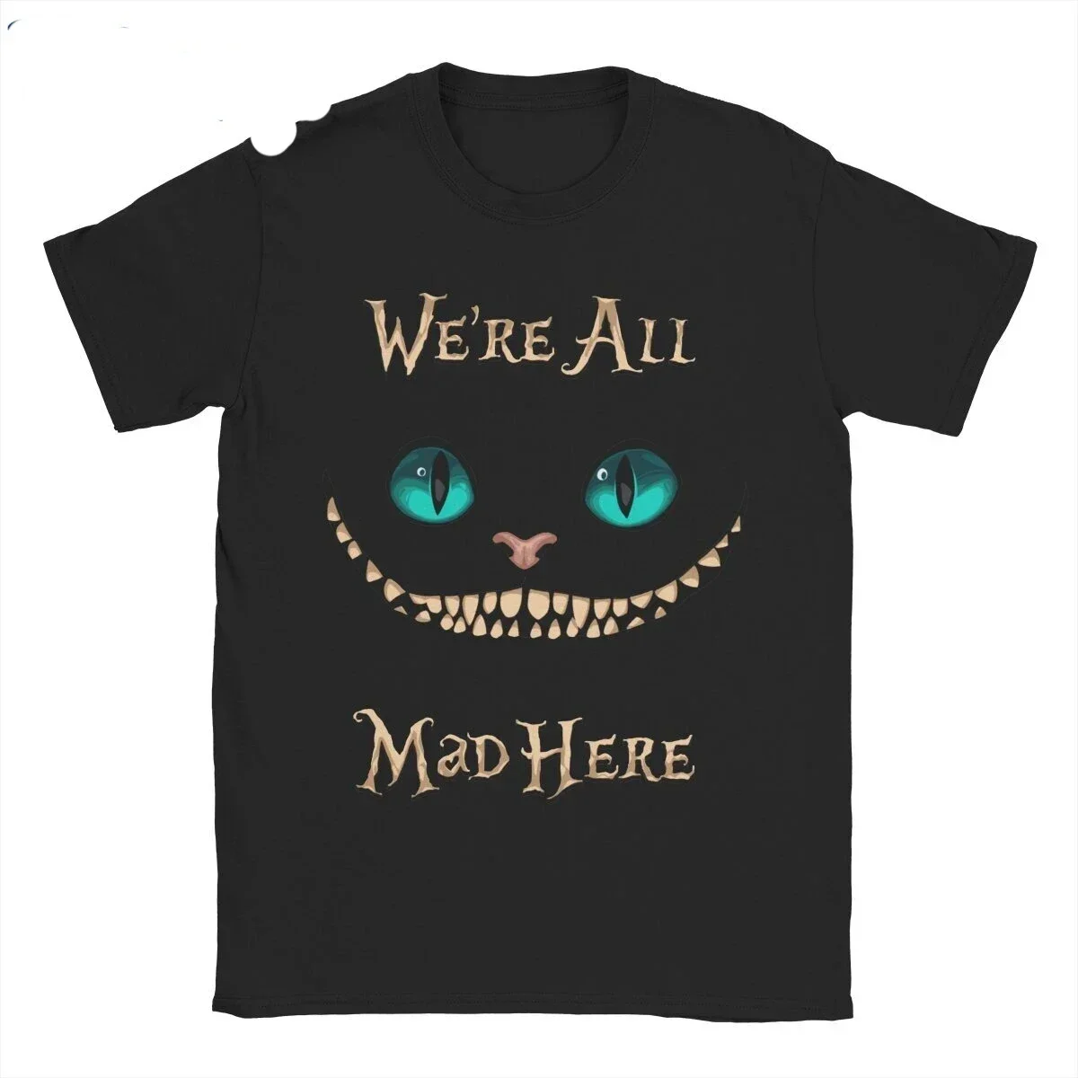 Maglietta da donna Alice nel Paese delle Meraviglie Cheshire Cat T-shirt Abbigliamento Crazy Manica corta Girocollo T-shirt estiva T-shirt allentata Y2k Top