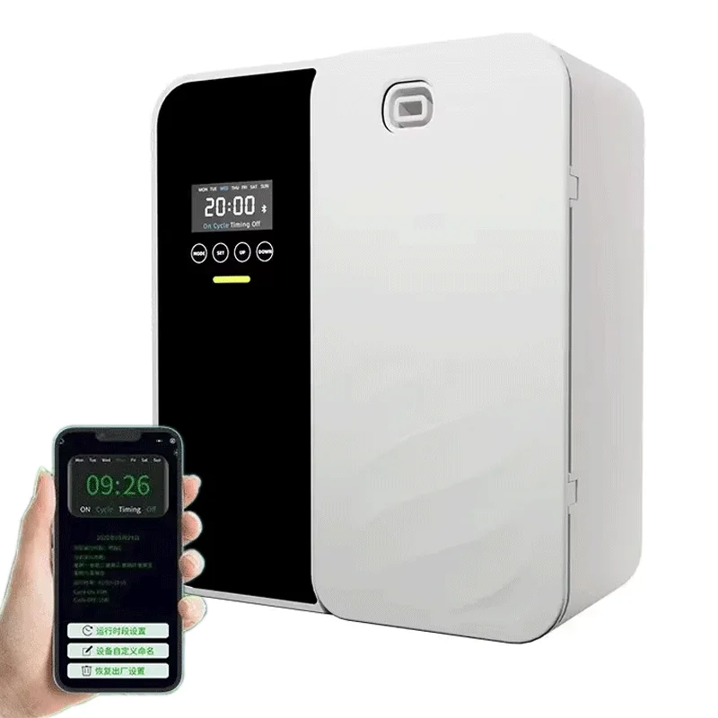 Distributore di odori elettrico 1000m3 Diffusore di fragranze a parete Bluetooth Diffusore di aromi professionale Odore elettrico per la casa