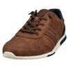 Sneaker BUGATTI, Herren, Gr. 46, braun (braun used), Lederimitat, sportlich, Schuhe, Freizeitschuh, Halbschuh, Schnürer mit modischer Perforierung