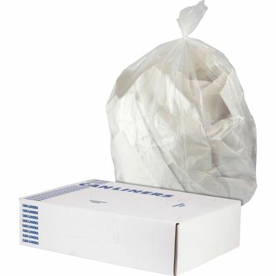 Heritage Trash Bag, 16 gal Capacity, 24" Width x 0.90 mil (23 Micron) Thickness, Clear, 500/Carton (HERH4832TC) Case of 500 Commercial Can Liners