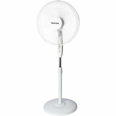ESM 12" Pedestal Fan, 3 Speed, Timer, White (ESMKM60035WH) Each Fans