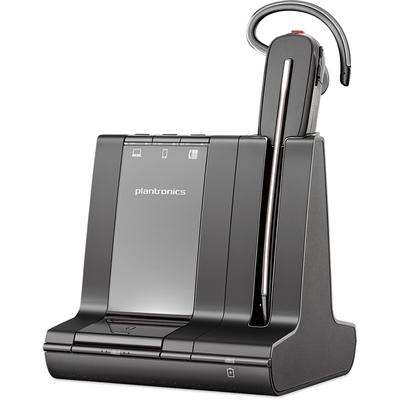 Plantronics Savi 8240 Office Noise-cancelling Bluetooth Headset, Black (PLN8240OFFICE) Each Audio Headsets