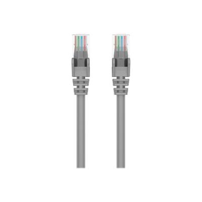 Belkin - Patch Cable - Rj-45 (M) To Rj-45 (M) - 6 In - 0.2 In - Utp - Cat 6 - Molded, Snagless, Stranded - Gray