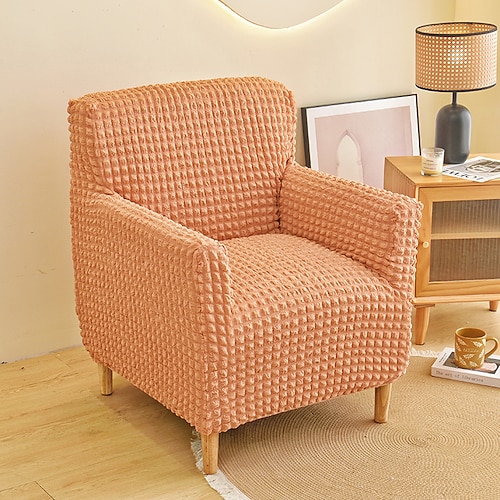 Sesselbezug, Sesselbezug, T-förmiger Jacquard-Sesselbezug für Wohnzimmer, Schlafzimmer, Büro, elastische Einzelsofabezüge, Home-Bar-Theke Image