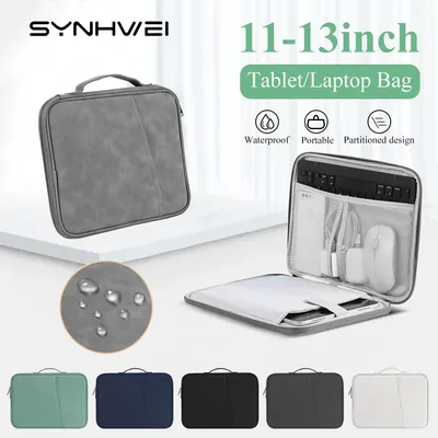 Laptop Bag for 11-13 Inch Protective Tablet Sleeve Case Padded Carrying Case Fit for iPad Macbook