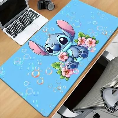 MINISO Disney Stitch Large Game Mouse Pad Non-slip Rubber Table Mat Washable Rectangle Desk Mat