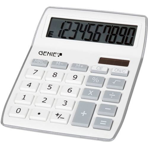 Genie Tischrechner 840 S 10-stelliges Display Silber, Grau Image