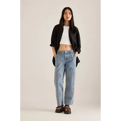 Seventy + Mochi Carpenter Stevie Straight-Leg Jeans