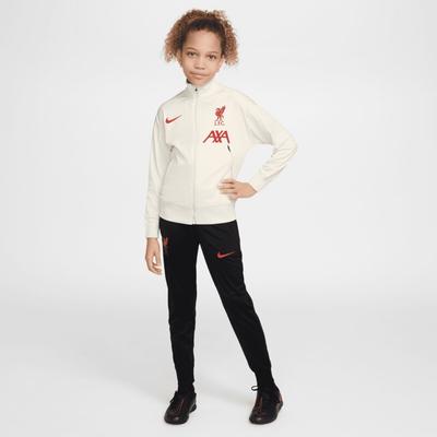 Liverpool Nike Strike Training Tracksuit - Kokosmilch/Schwarz - Kinder Image