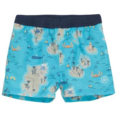 Color Kids - Baby Beachshorts with Diaper AOP - Boardshorts Gr 68 türkis Image