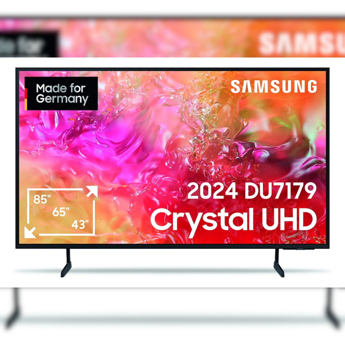 SAMSUNG TV GU85DU7179 5JG, 216 cm (85") Crystal 4K Ultra HD Smart TV (2024), schwarz Image