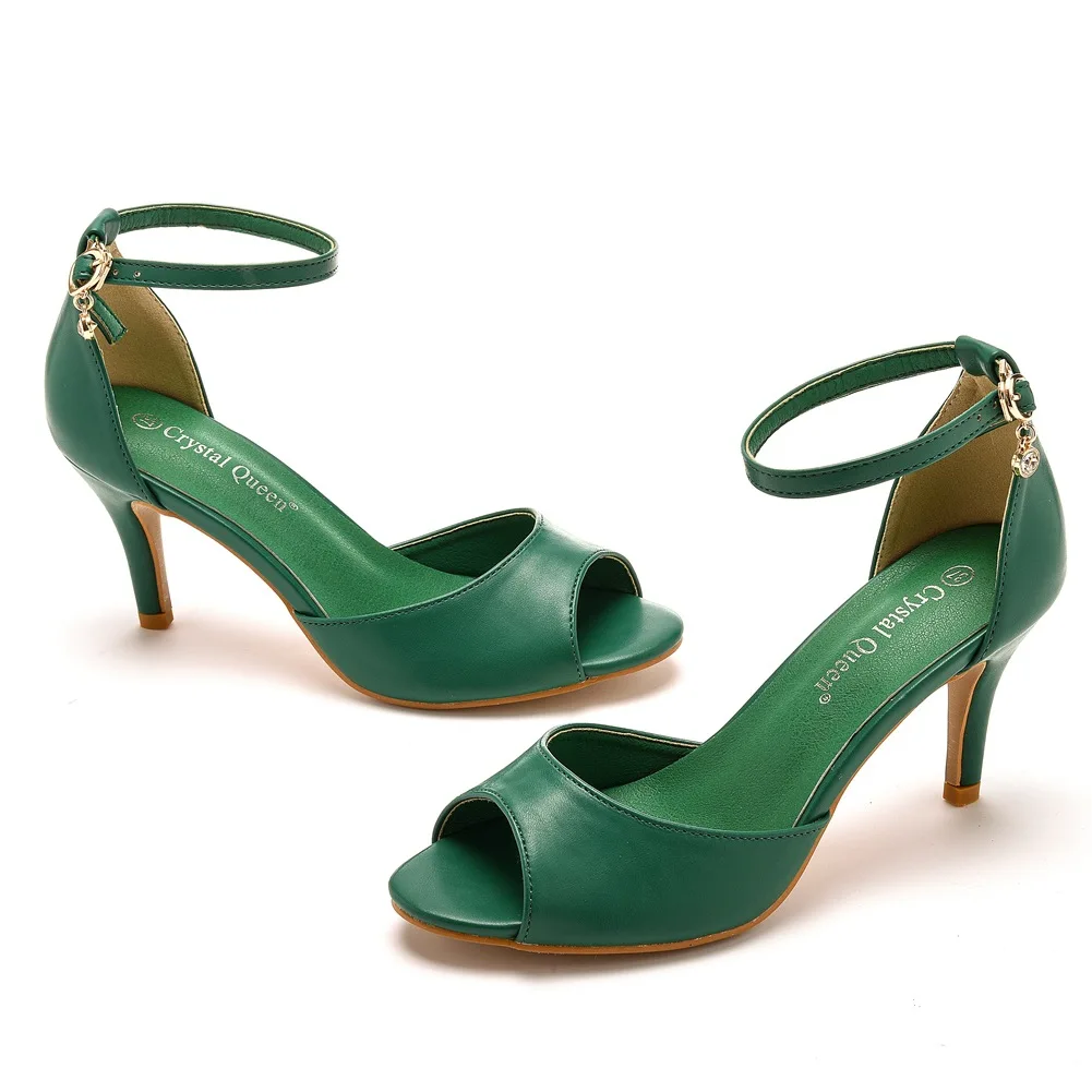 Frauen Sandalen Plus Größe 36-43 Schuhe für Frauen Sommer Elegante 7 cm High Heel Peep Toe Komfortable Party abend Alias Mujer