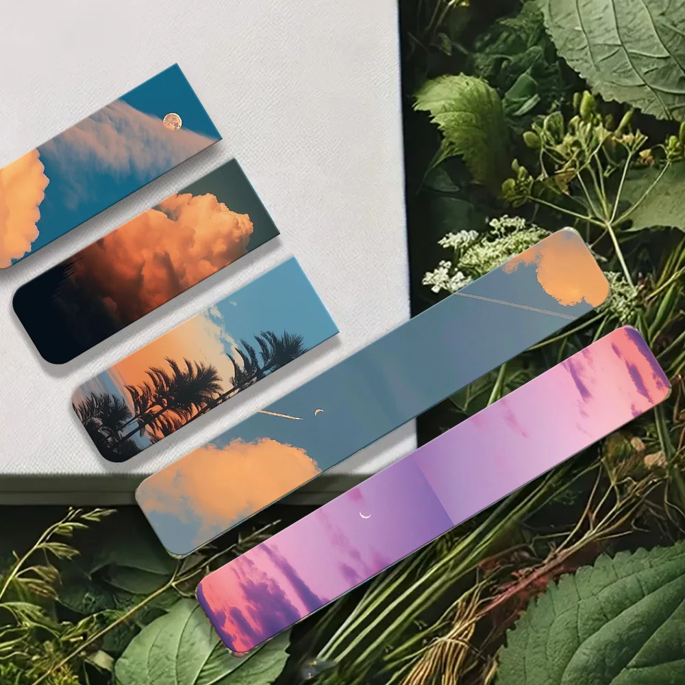 5PCS Schöne Twilight Weiche Magnetische Falten Lesezeichen Papier Bücher Praktische Seite Notizen Clip Lesen Hilfs Streifen