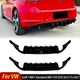 Per VW Golf 7 MK7 Standard MK7 GTI GTD dal 2013 al 2017 Hatchback Auto Paraurti Posteriore Diffusore