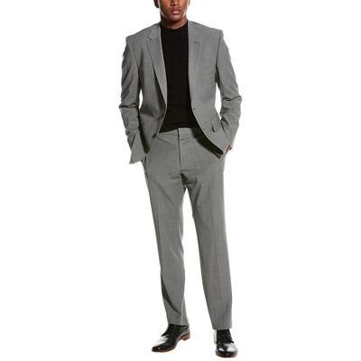 Boss Hugo Boss 2Pc Slim Fit Wool-Blend Suit - Gray - Boss Suits