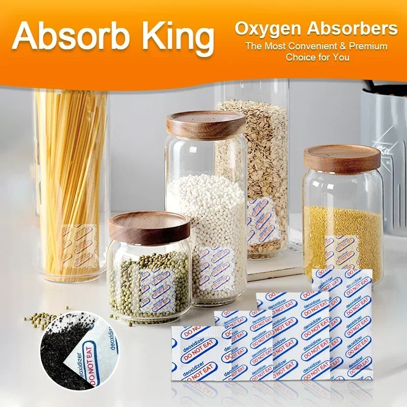 Absorbeur d'oxygène 80Cc/300Cc/800Cc/2000Cc, nourriture pour Festival de noël, aliments secs en conserve, café, nourriture pour chat, écrou, absorbeur d'humidité, déshydratant