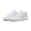 Sneaker PUMA "SMASH 3.0 L", Gr. 40,5, puma weiß, peaceful blau, Leder, unifarben, sportlich, Schuhe