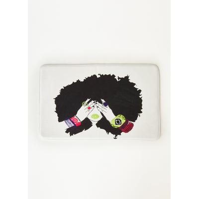 Plus Size Pardon My Fro Shanell Bath Mat