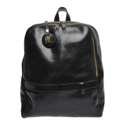 Anna Luchini Schwarz Rindsledertasche