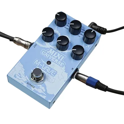 M-VAVE Mini Universe Digital Reverb Guitar Pedal 9 Reverb Effects Room/Shimmer/Lofi/Spring Reveb
