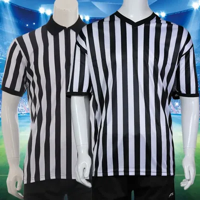 Referee Uniform Professional Men Football Referee Shirt T-shirt Sporting Goods Collared Referee