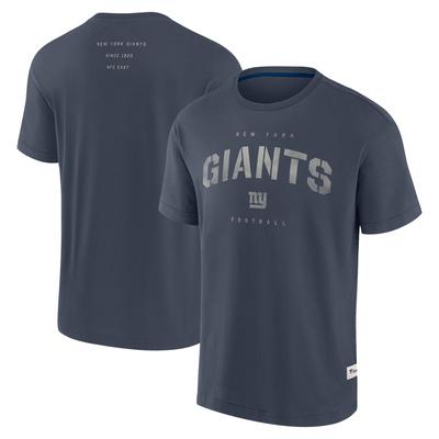 New York Giants Fanatics Elevated Kurzen Ärmeln T-Shirt - Herren Image