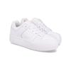 Sneaker DC SHOES "Manteca 4 Platform", Gr. 7,5(38,5), weiß (weiß, weiß), Obermaterial: Leder (Kuh) / Futter: Textil / Außensohle: Gummi, Schuhe