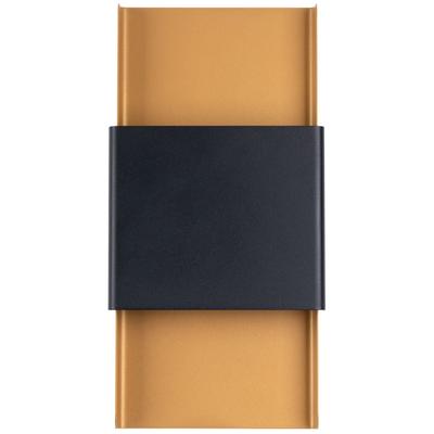 SOLLUX LIGHTING Wandleuchte "Wandlampe DURLIN Gold/Schwarz", gold (gold, schwarz), H: 40cm, Lampen, leuchtet auf und ab Image
