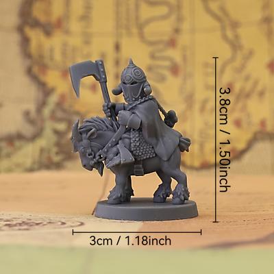 TEMU Dwarf Knight Miniature, Premium 3d Printed Tabletop Miniatures Miniature For Role Playing Games,unpainted Miniatures