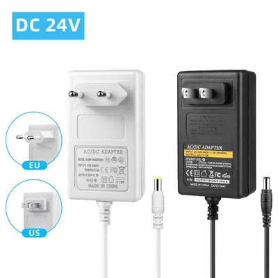 DC24V 2A/3A Schaltnetzteil Transformator Beleuchtungstransformator mit EU/US-Stecker für Image
