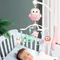 Baby Krippe Mobile mit Fernbedienung Musik Box Nacht Licht Drehen Neugeborenen Schlafen Bett Spielzeug 0-12 Monate Kleinkind rassel Baby Spielzeug