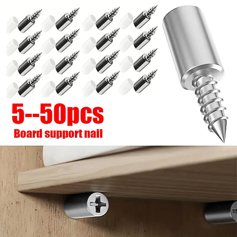 5/10/20/30/50/stücke Kreuz selbstschneidende Schraube mit Gummihülse Laminat Unterstützung hausgemachte Schrank Glas harte rutschfeste Trennwand Nagel