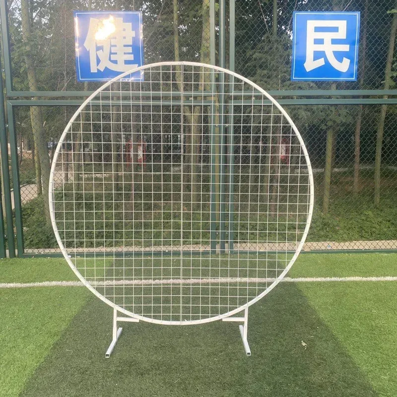 Hochzeit rundes Gitter Kreis Hochzeit Bogen Hintergrund Gitter für Hochzeit Geburtstags feier Neujahr Dekoration Baby party liefert Image