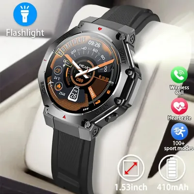 GEJIAN Neue LED Smart Uhr Männer HD AMOLED Bluetooth Anruf Wasserdichte Smartwatch Herzfrequenz Überwachung Frauen Gesundheit Smart Uhren Image