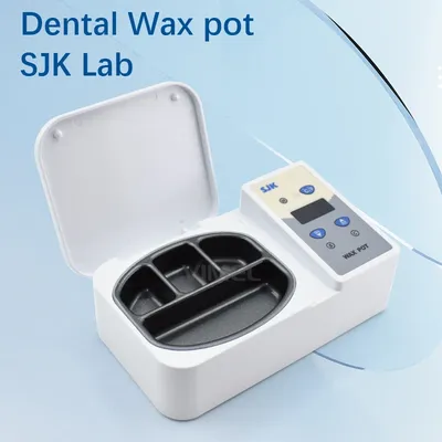 Hot Sale SJK Dental Lab Equipment Wax Heater Pot 4-slot Paraffin Melting Portable Dental Laboratory